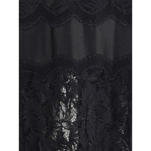 Rabanne Black Polyamide Long Dress