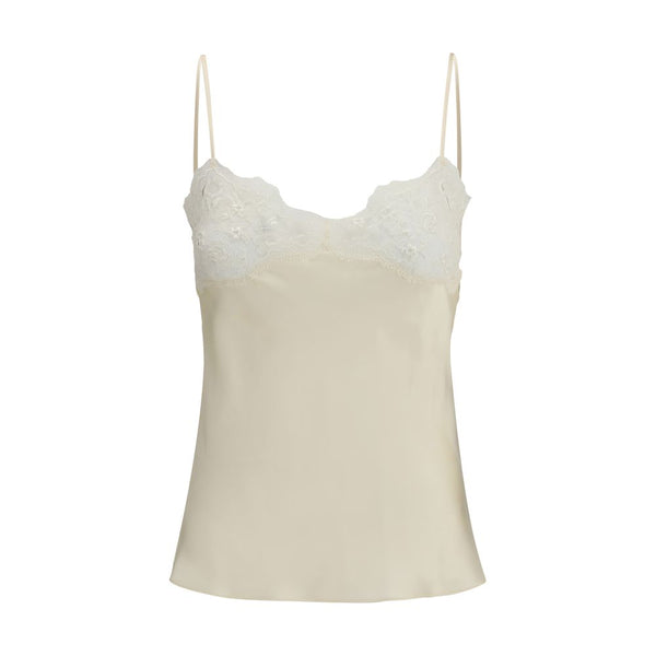 Chloé Cream Silk Top