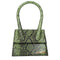 Jacquemus Green Leather Handbag
