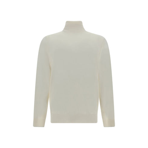 Brunello Cucinelli White Cashmere Cashmere Sweater