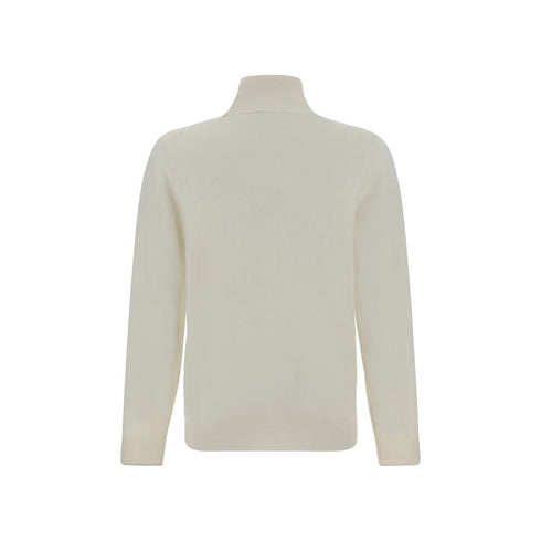 Brunello Cucinelli White Cashmere Cashmere Sweater