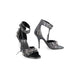 Balenciaga Gray Calfskin Stiletto Heel Sandals