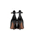 Valentino Garavani Black Leather High Heel Pumps