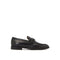 Salvatore Ferragamo Black Calfskin Slip-On Loafers