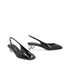 Dolce & Gabbana Black Calfskin Mid Heel Pumps
