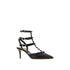 Valentino Garavani Black Calfskin Mid Heel Pumps
