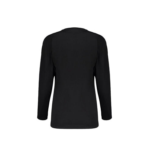 Moschino Couture Black Cotton Long Sleeve T-Shirt