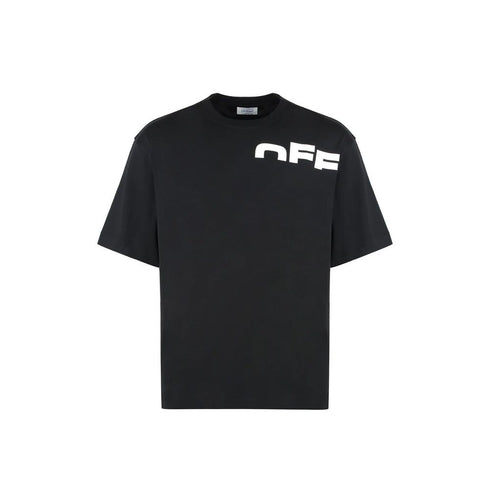 Off-White Black Cotton T-Shirt
