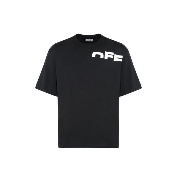 Off-White Black Cotton T-Shirt