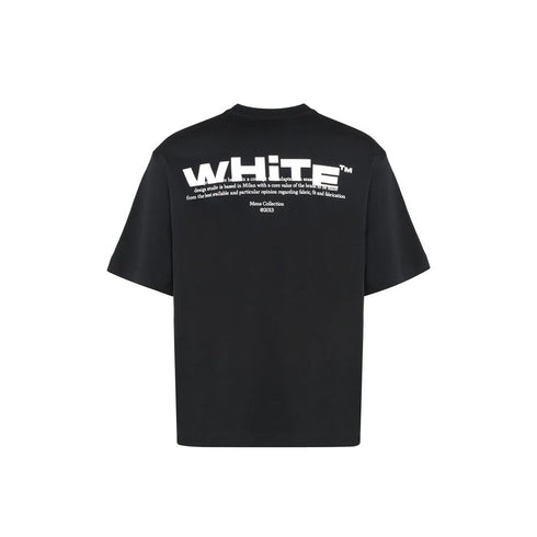 Off-White Black Cotton T-Shirt