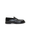 Dolce & Gabbana Black Calfskin Slip-On Loafers