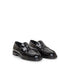 Dolce & Gabbana Black Calfskin Slip-On Loafers