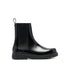 Valentino Garavani Black Leather Chelsea Boots