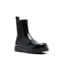 Valentino Garavani Black Leather Chelsea Boots