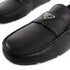 Prada Black Calfskin Slip-On Loafers