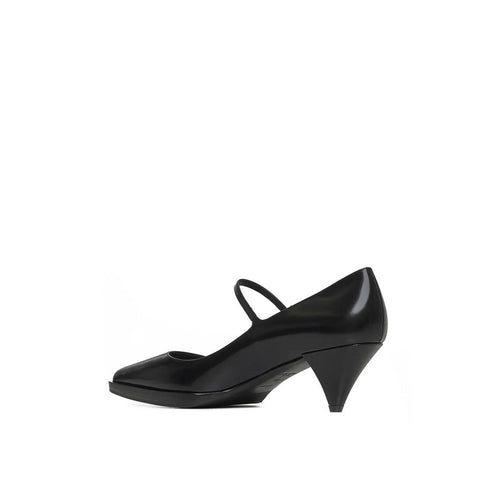 Prada Black Calfskin High Heel Pumps
