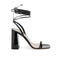 Miu Miu Black Calfskin Strap-On Sandals