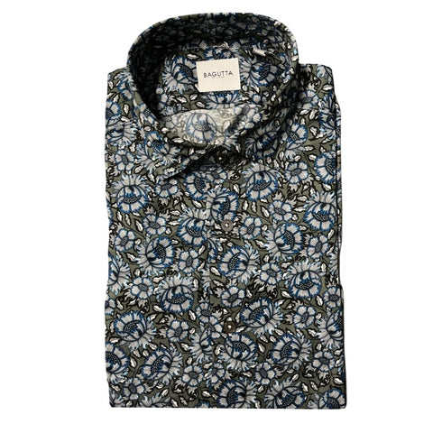 Bagutta Multicolor Cotton Shirt