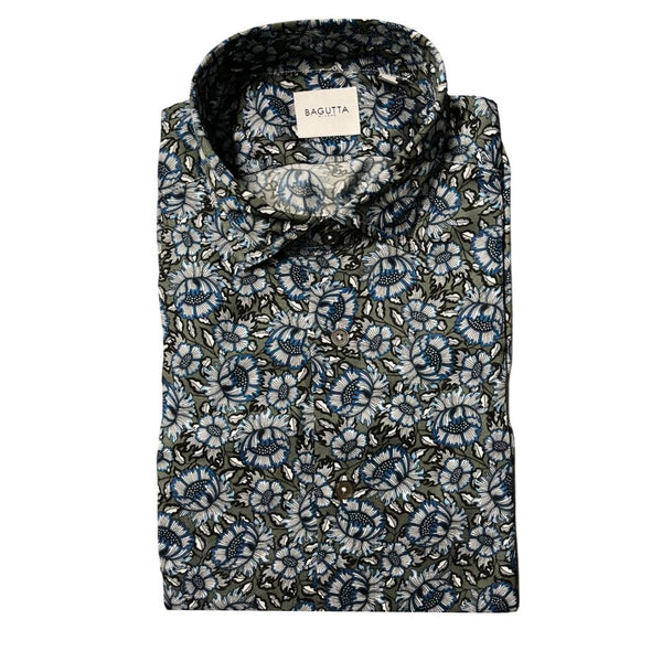 Bagutta Multicolor Cotton Shirt