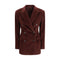 Brunello Cucinelli Bordeaux Cotton Coat