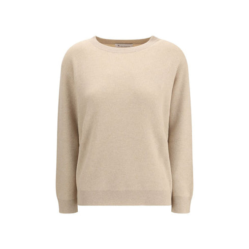 Brunello Cucinelli Beige Cashmere Cashmere Sweater