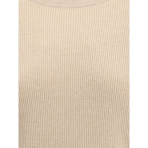 Brunello Cucinelli Beige Cashmere Cashmere Sweater