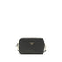 Prada Black Calf Leather Bos Taurus Shoulder Bag