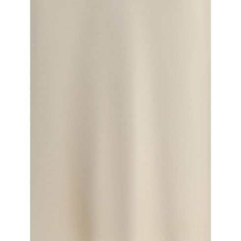 Brunello Cucinelli Cream Acetate Midi Skirt