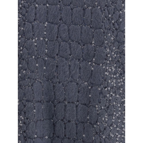 Brunello Cucinelli Blue Mohair Casual Dress