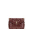 Saint Laurent Bordeaux Calf Leather Bos Taurus Shoulder Bag