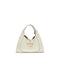 Gucci White Calf Leather Bos Taurus Shoulder Bag