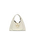 Gucci White Calf Leather Bos Taurus Shoulder Bag
