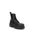 Balenciaga Black Calf Leather Bos Taurus Lace-Up Boots