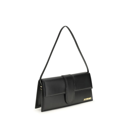 Jacquemus Black Calf Leather Bos Taurus Shoulder Bag