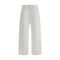 Brunello Cucinelli White Cotton Cropped Jeans