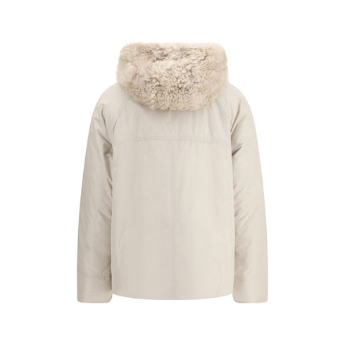 Brunello Cucinelli Gray Polyester Parka