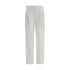 Brunello Cucinelli White Cotton Dress Pants