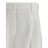 Brunello Cucinelli White Cotton Dress Pants