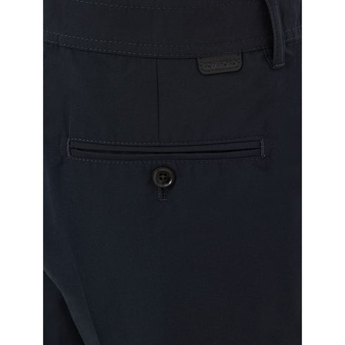 Tom Ford Black Polyester Bermuda Shorts
