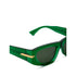 Bottega Veneta Green Acetate Sunglasses