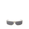 Bottega Veneta Gray Metal Sunglasses