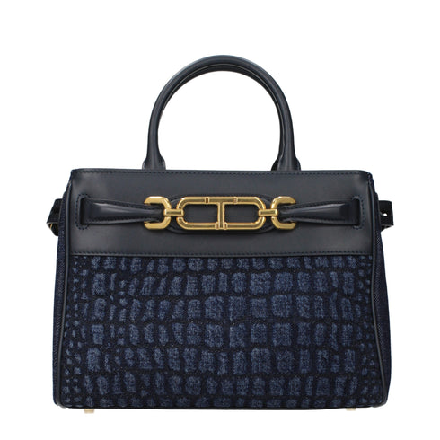 Tom Ford Blue Fabric Handbag