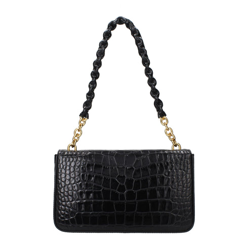 Tom Ford Black Leather Shoulder Bag