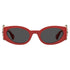 Moschino Red Resin Sunglasses