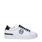 Philipp Plein White Leather Low Top Sneakers