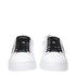 Philipp Plein White Leather Low Top Sneakers