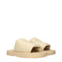 Burberry Beige Leather Slippers