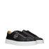 Philipp Plein Black Leather Low Top Sneakers