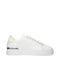 Philipp Plein White Leather Low Top Sneakers