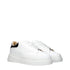 Philipp Plein White Leather Low Top Sneakers